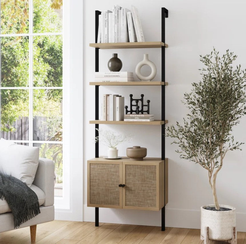 Lumturi Ladder Storage Bookcase