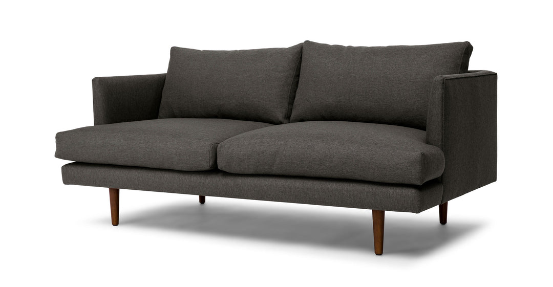 Burrard Graphite Gray Loveseat