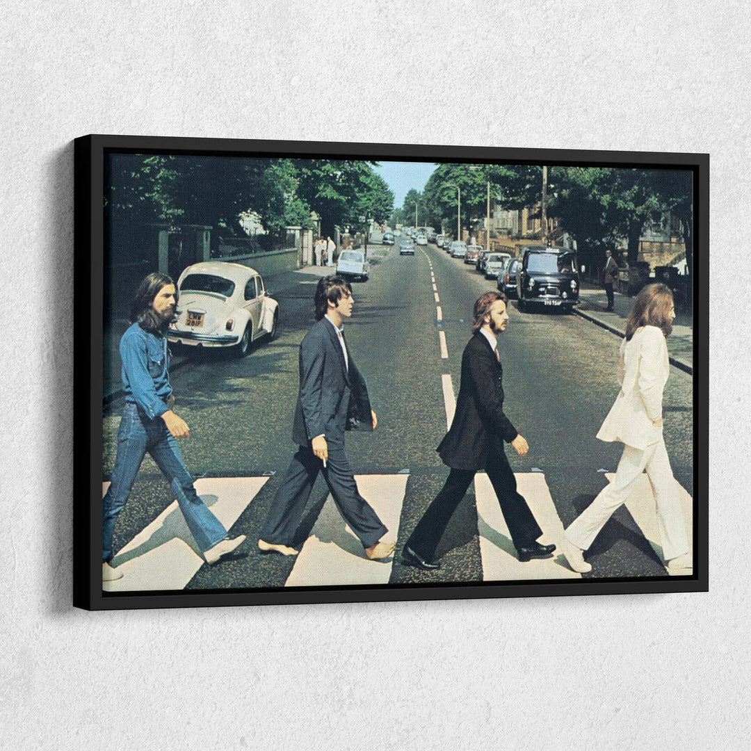 The Beatles Poster Abbey Road Famous Poster Canvas Wall Art 45x30