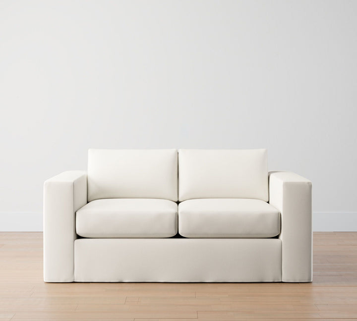 Carmel Wide Arm Slipcovered Sofa 74