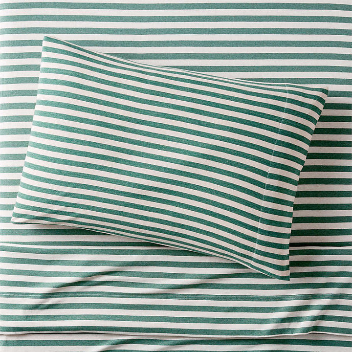 Comfy Tee Green Cotton Jersey Kids Twin sheet set
