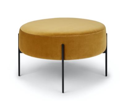 Macca yarrow gold ottoman