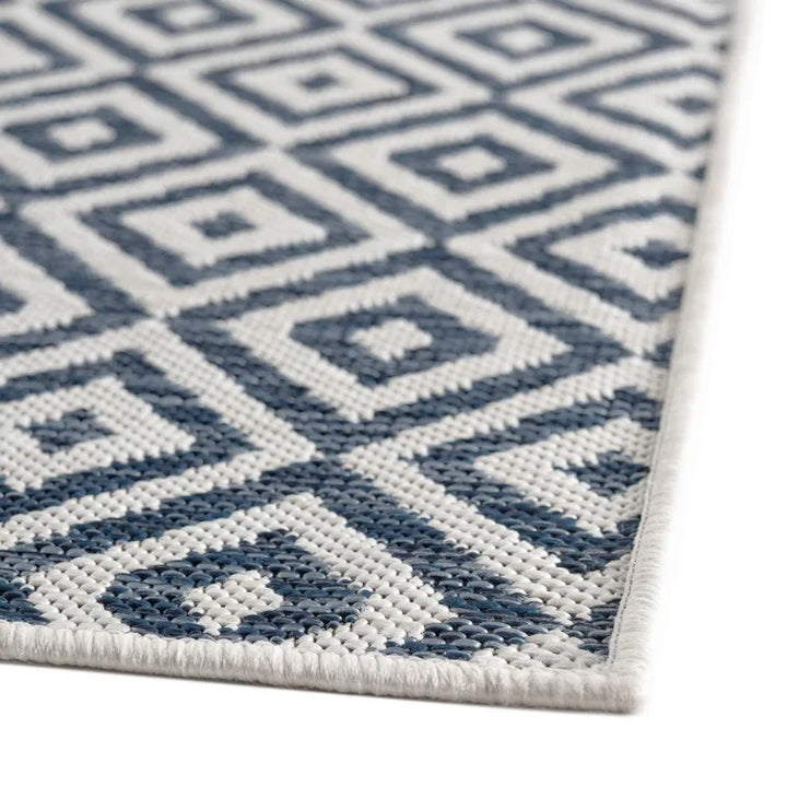 Geometric Indoor Outdoor Area Rug-6'x9'