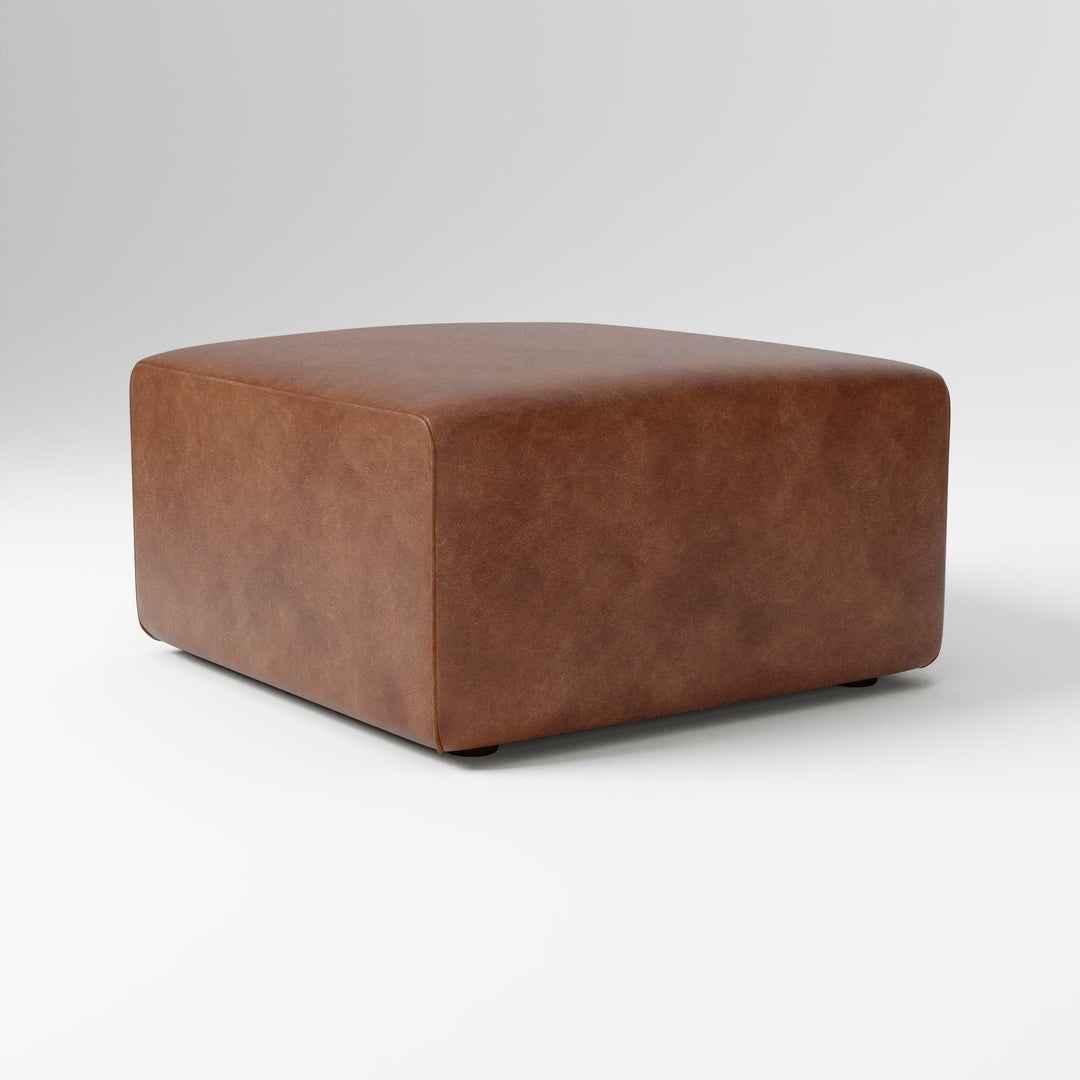Leo Motion Leather Ottoman