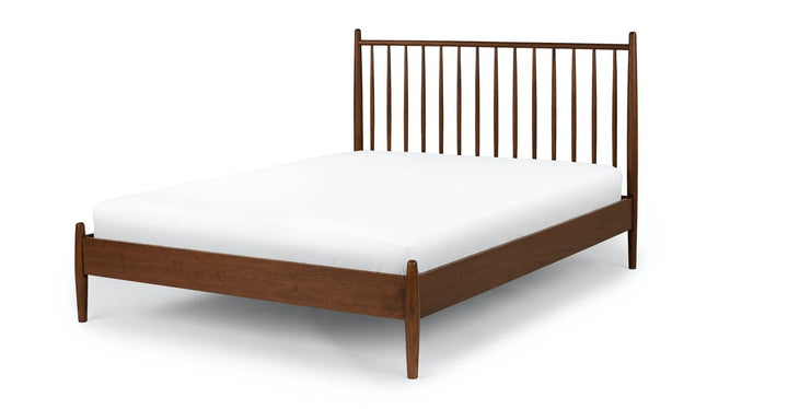 Lenia Walnut Queen Bed