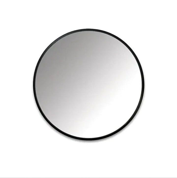 Round Metal Wall Mirror_Black