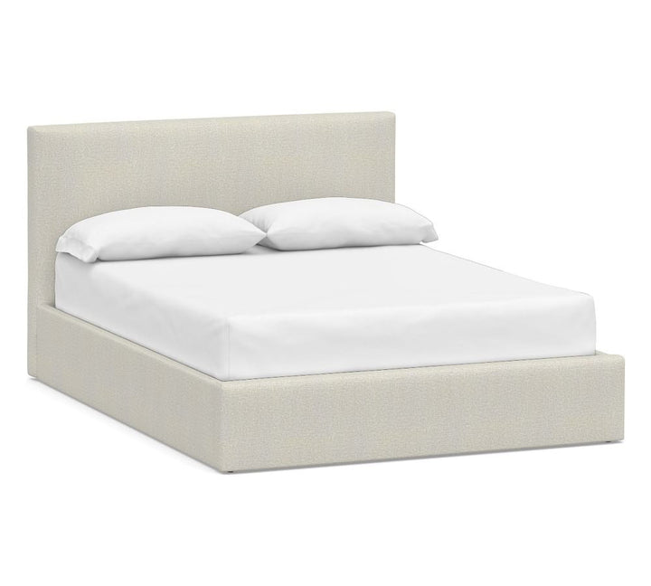 Raleigh Square Upholstered Low Platform California King Bed
