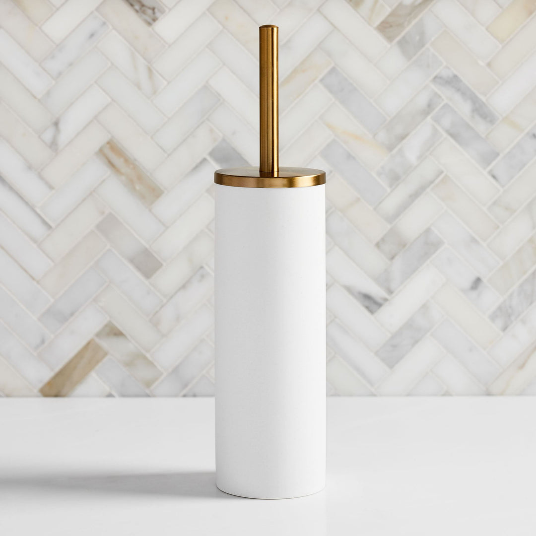Modern Resin Stone Toilet Brush Holder