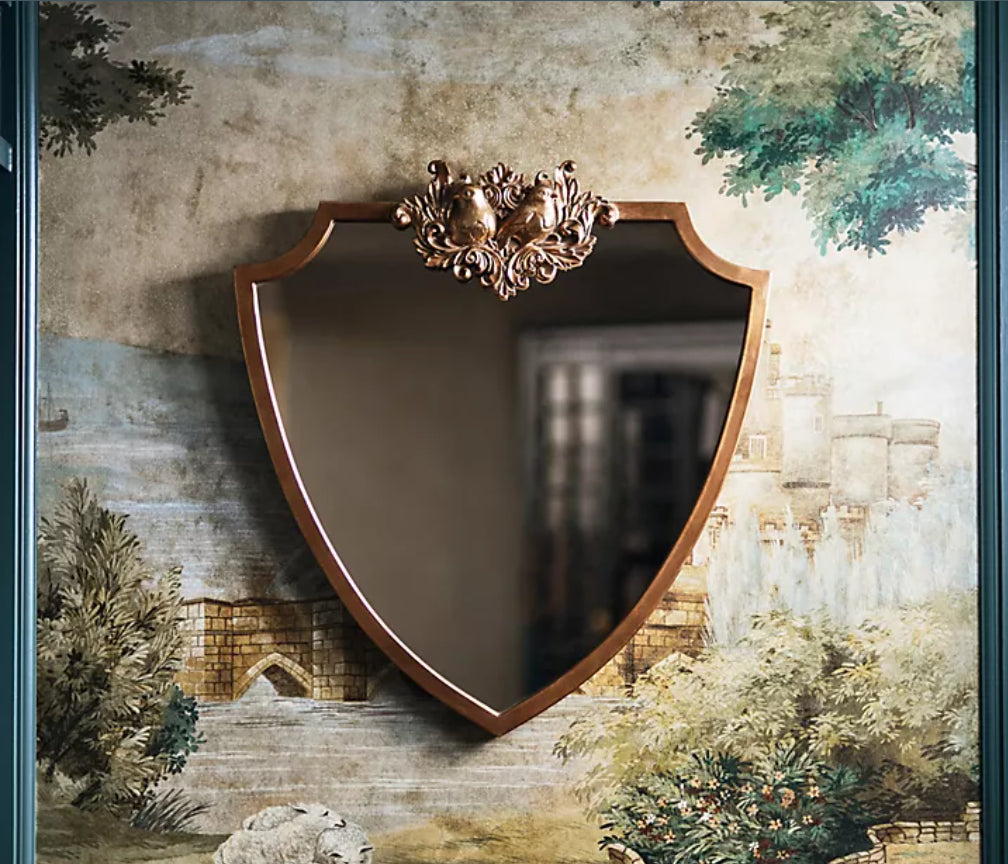 Wooded Manor Mirror Bird