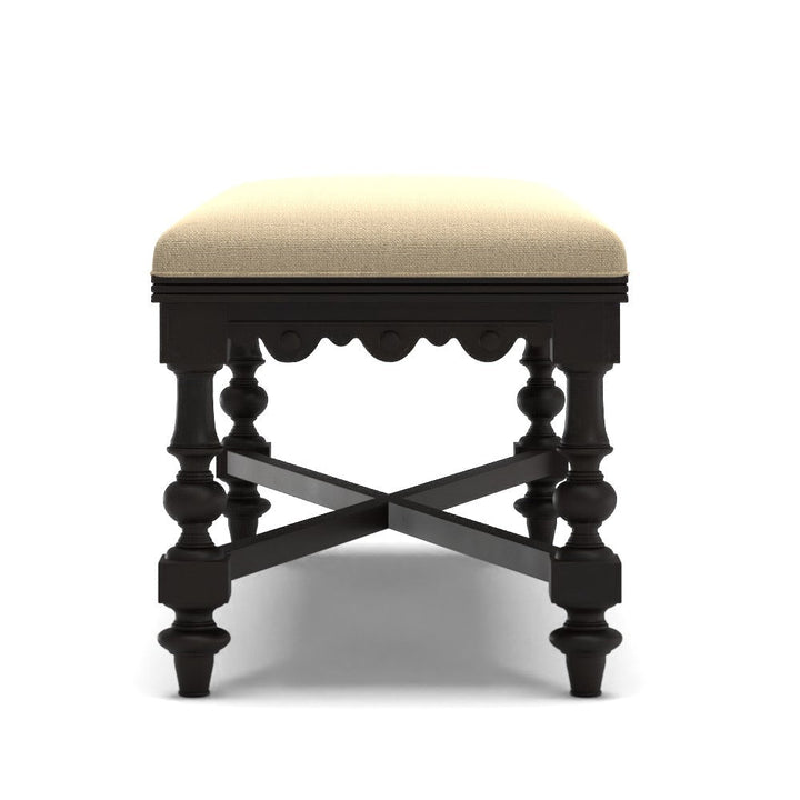 Trevor French Country Beige Upholstered Bench