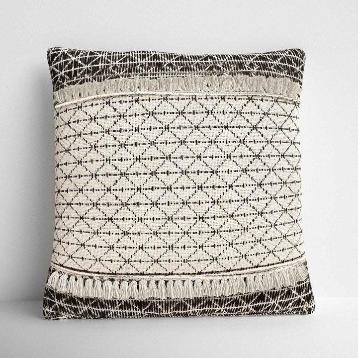 Sandra Cotton Throw Pillow Cover without Insert-18"x18"