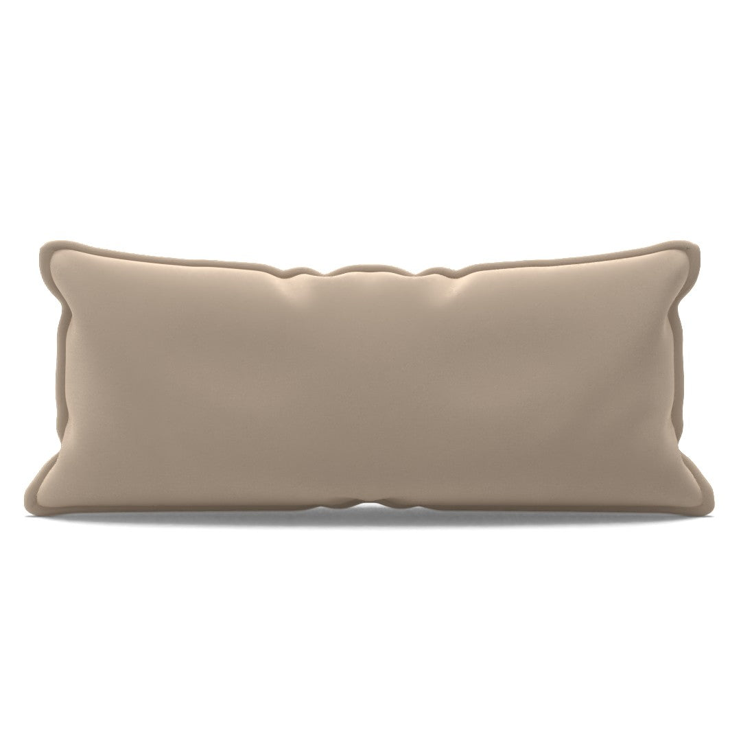 Velvet Lumbar Pillow With Insert 30"x12"