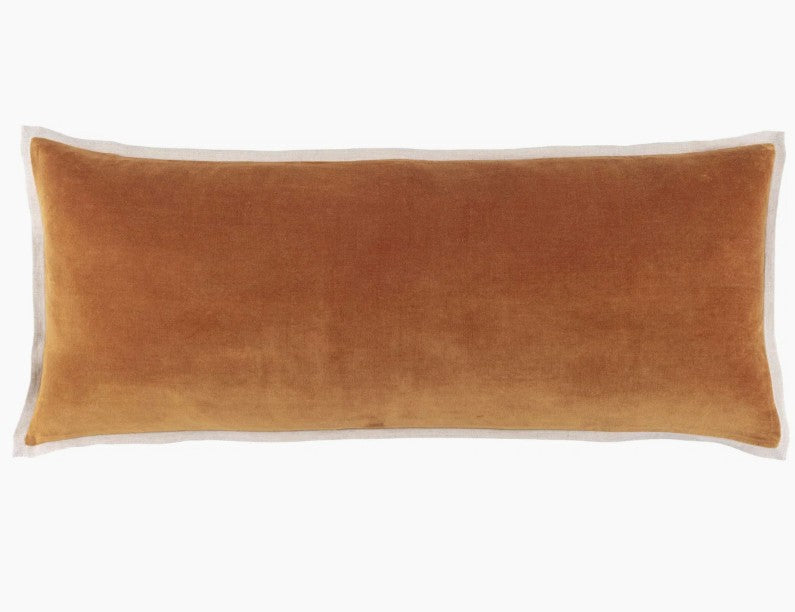 Gehry Velvet Linen Decorative Pillow