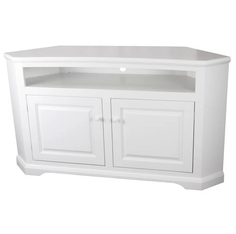 Inouye Solid Wood Corner TV Stand