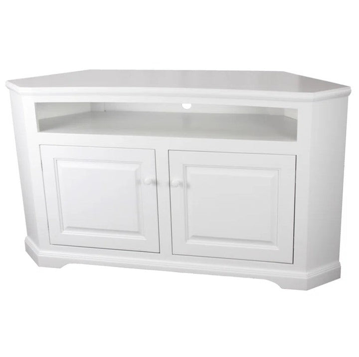 Inouye Solid Wood Corner TV Stand