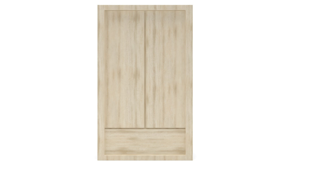 Cayman Wood Armoire Biscotti