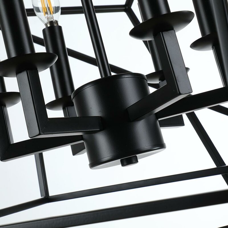 Vindas 6 Light Statement Geometric Chandelier