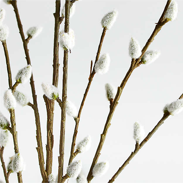 Artificial Pussy Willow Spray