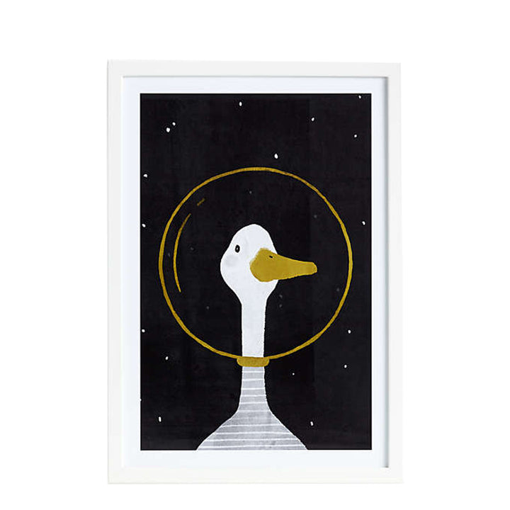 Space Goose Wall Art With Frame