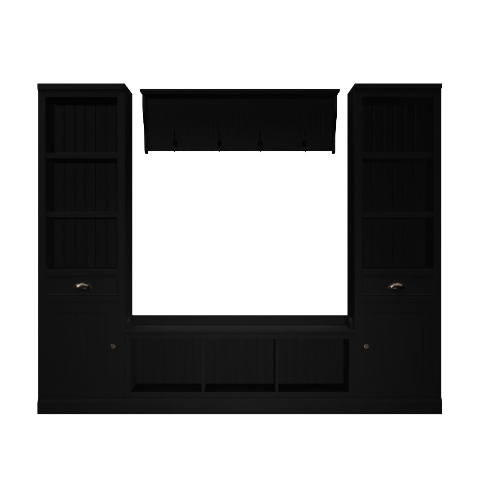 Aubrey 4 Piece Entryway Set with Cabinet