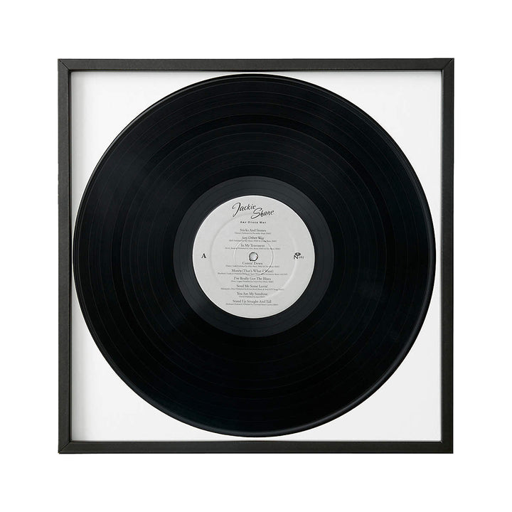 Gallery Black Record with Frame-12.75x12.75