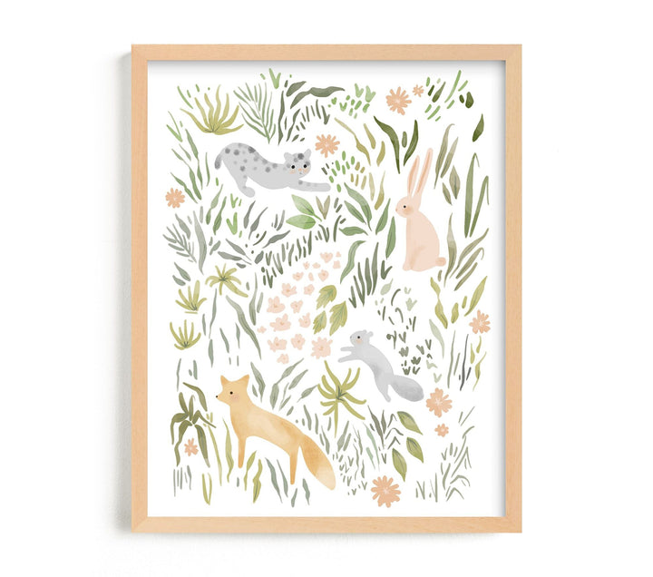 Minted Flora and Fauna Wall Art by Hannah Williams