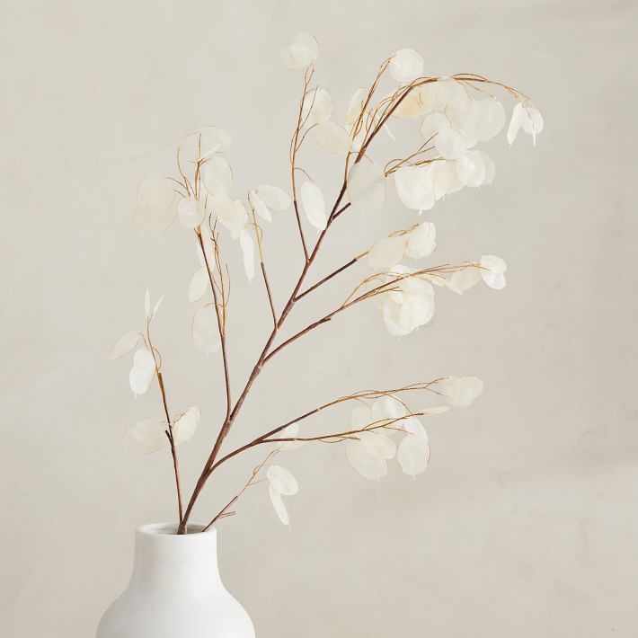 Faux Lunaria Branch