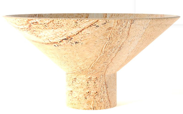 Dune Footed Sandstone Bowl
