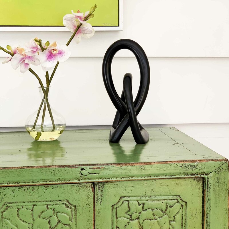 Jeffords Soapstone Knot Sculpture