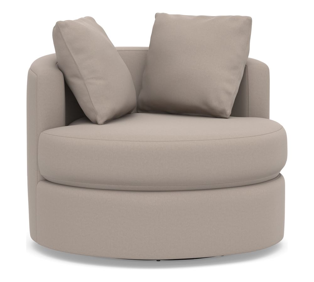 Balboa Upholstered Swivel Armchair