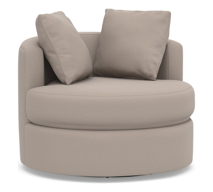 Balboa Upholstered Swivel Armchair
