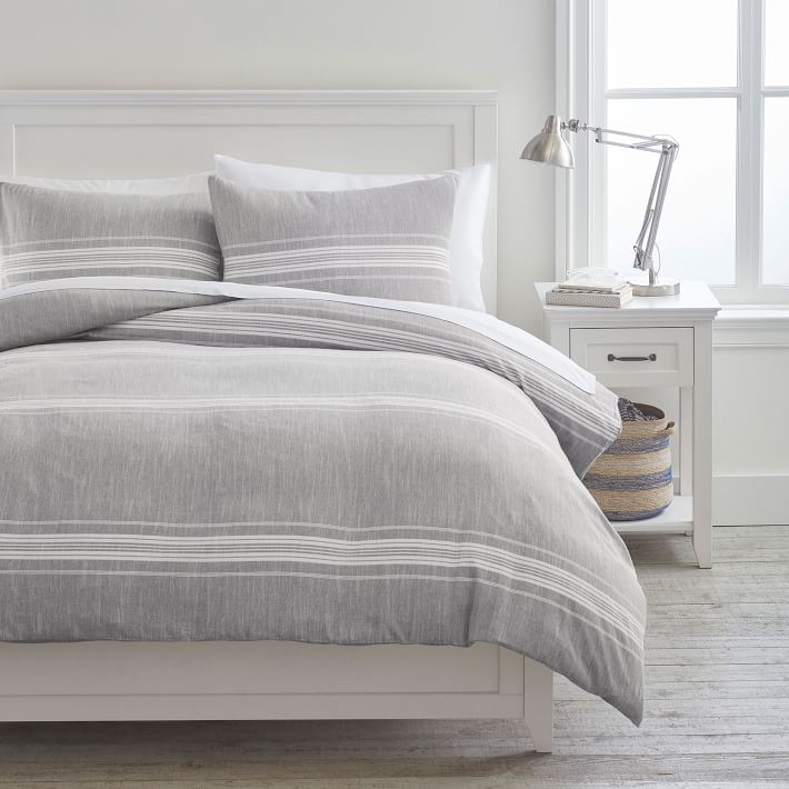 Windward Stripe Reversible Duvet Cover