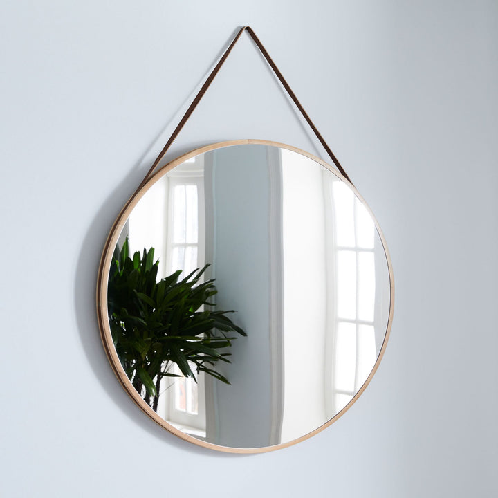 Modern Hanging Round Wall Mirror