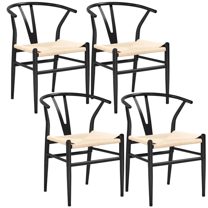Gustavo Wishbone Arm Chair Set of 2