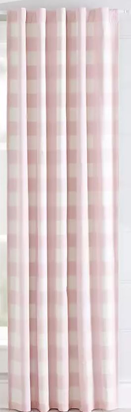 Pink Buffalo Check Blackout Curtains