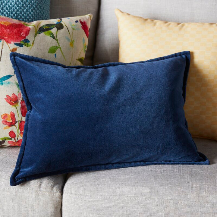 Montague Rectangular Velvet Lumbar Pillow Cover & Insert