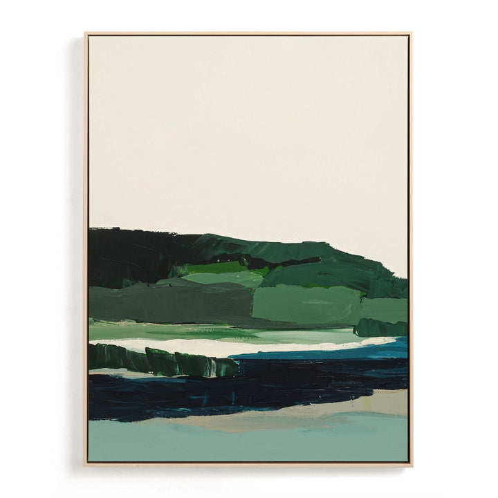 Spring Seascape Wall Art with Frame-30"x40"