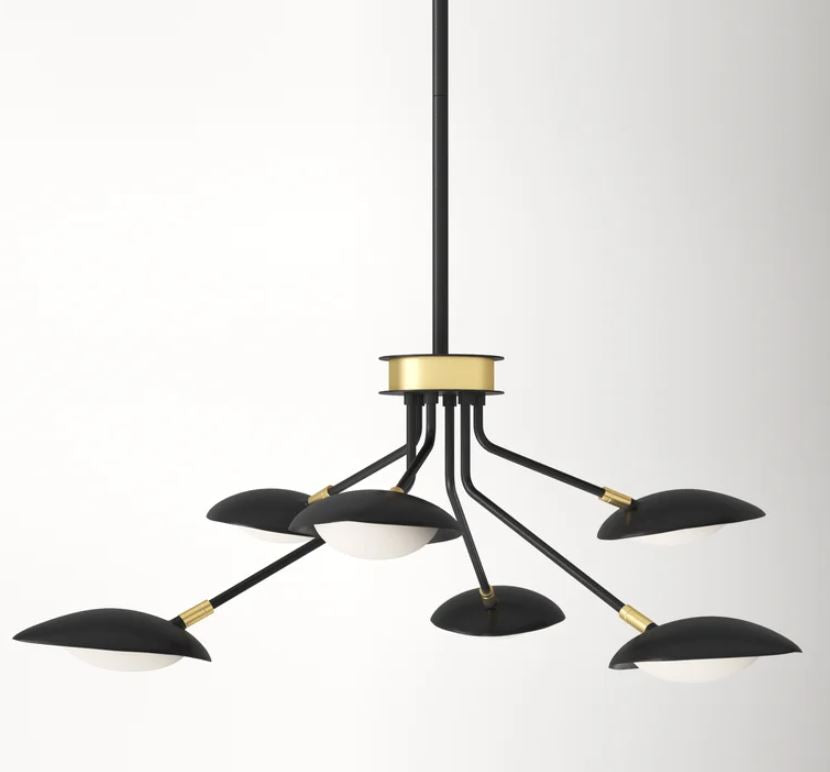 Cillian Light Sputnik Modern Linear LED Chandelier