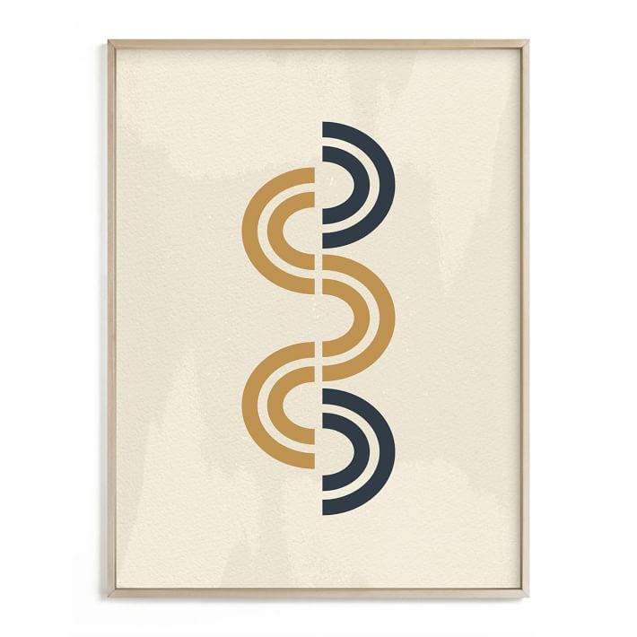 Minted for West Elm Path Full Bleed Print with Frame