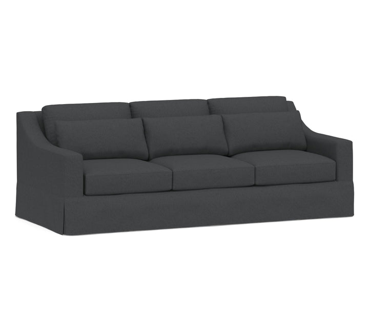 York Slope Arm Deep Seat Slipcovered Sofa