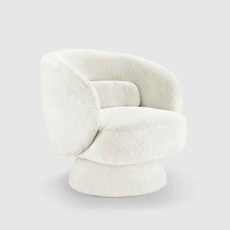 Saboor Modern Style Swivel Accent Chair and Barrel Chair