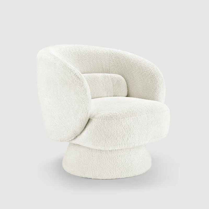 Saboor Modern Style Swivel Accent Chair and Barrel Chair