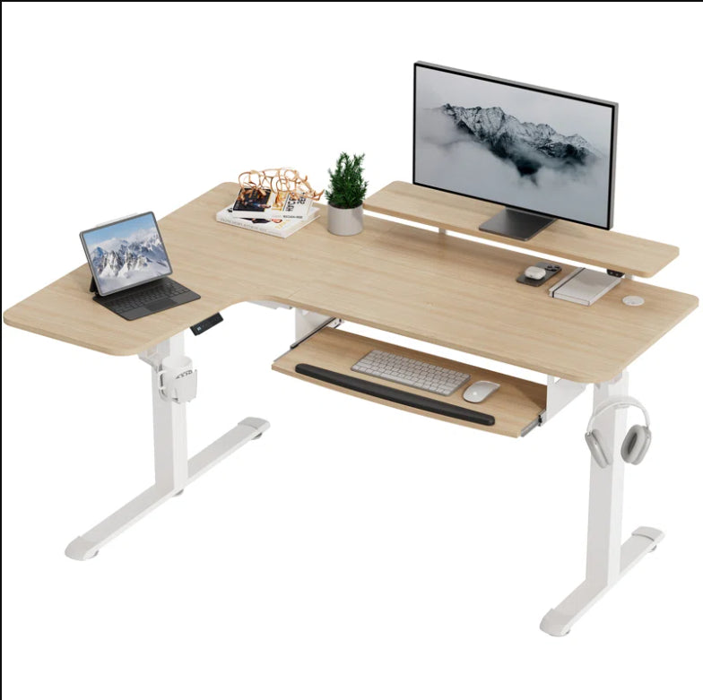 Inbox Zero Marquasha L Shaped Standing Desk