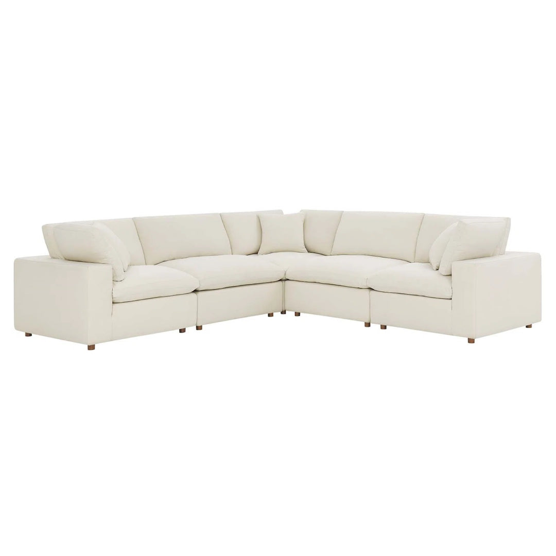 Nuel 5 Piece Upholstered Sectional