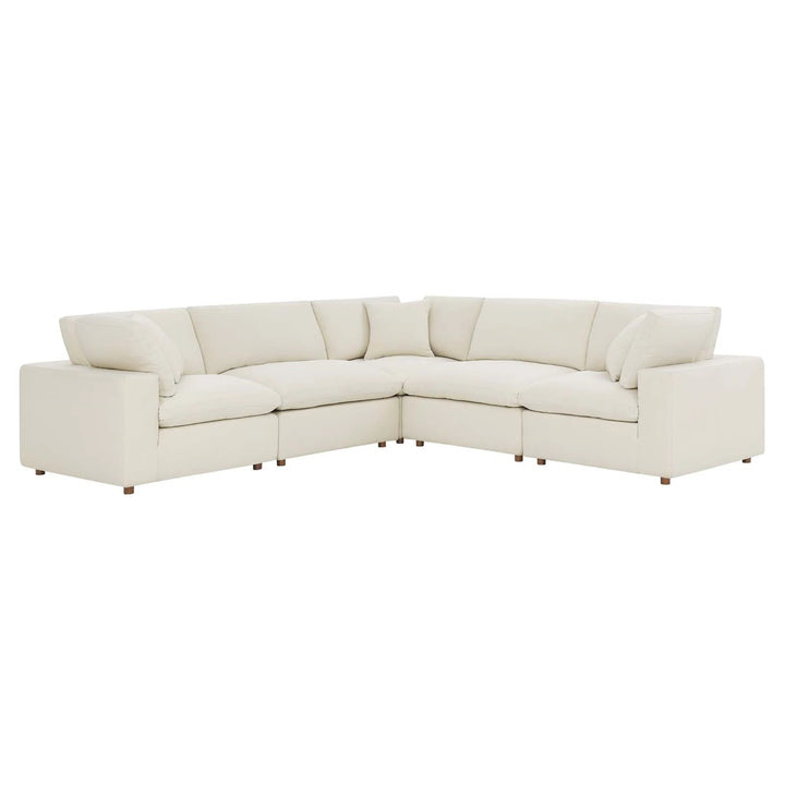 Nuel 5 Piece Upholstered Sectional