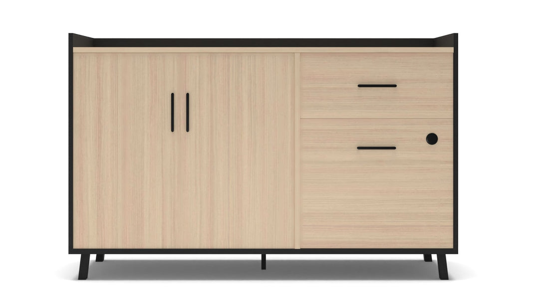 Kozack 2 Drawer 1 Shelf Filing Credenza