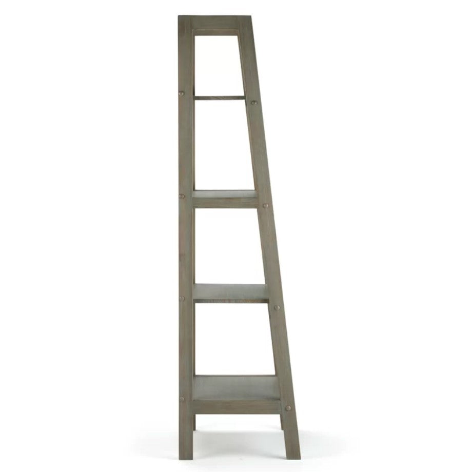 Robeson Solid Wood Ladder Bookcase