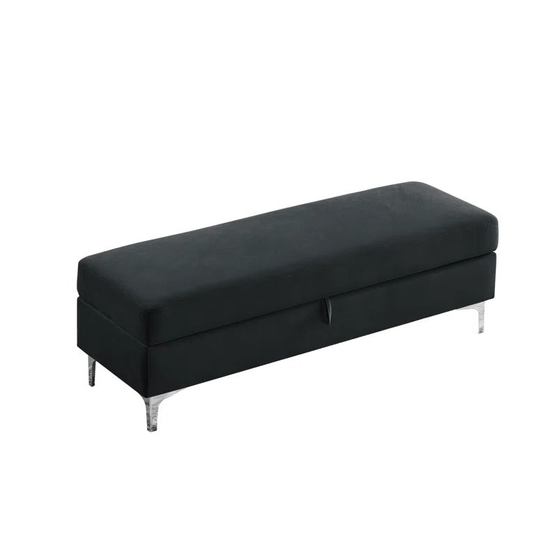 Taquarius 56 Upholstered Flip Top Storage Bench