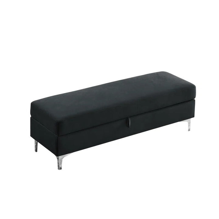 Taquarius 56 Upholstered Flip Top Storage Bench