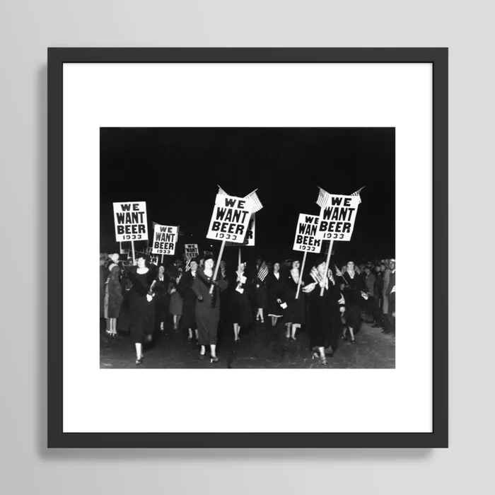 We Want Beer Too! Women Protesting Against Prohibition-20"x20"